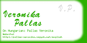 veronika pallas business card